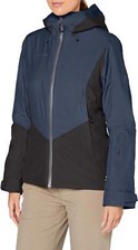 Mammut Casanna Women's Hardshell Insulated Hooded Jackets, Peacoat-black, Small