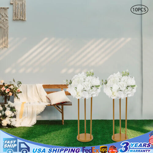 NEW 10X Artificial Flower Ball 12 Heads Wedding Flower Balls for Centerpieces