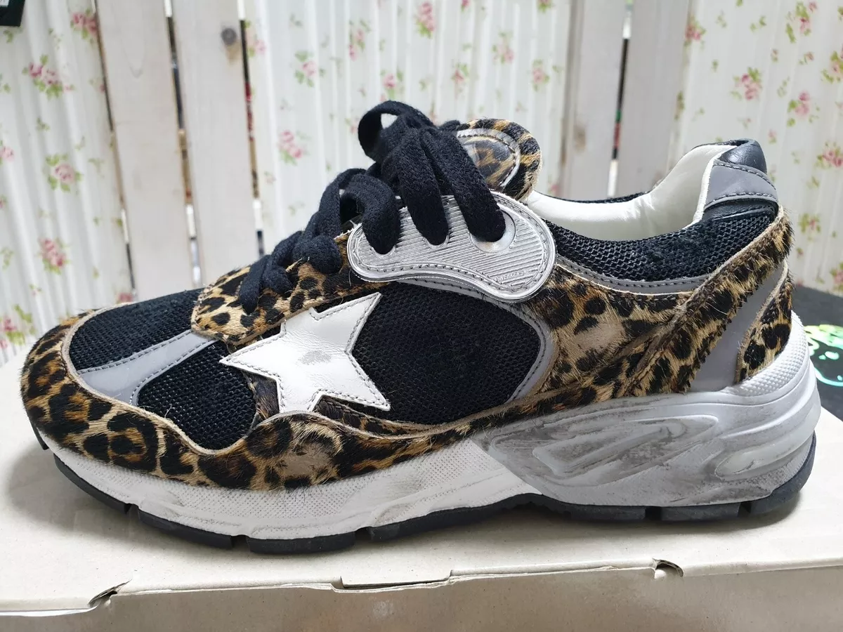 Golden Goose 37 Running Dad Sneaker Leopard Beige Brown Black 100%  Authentic | eBay