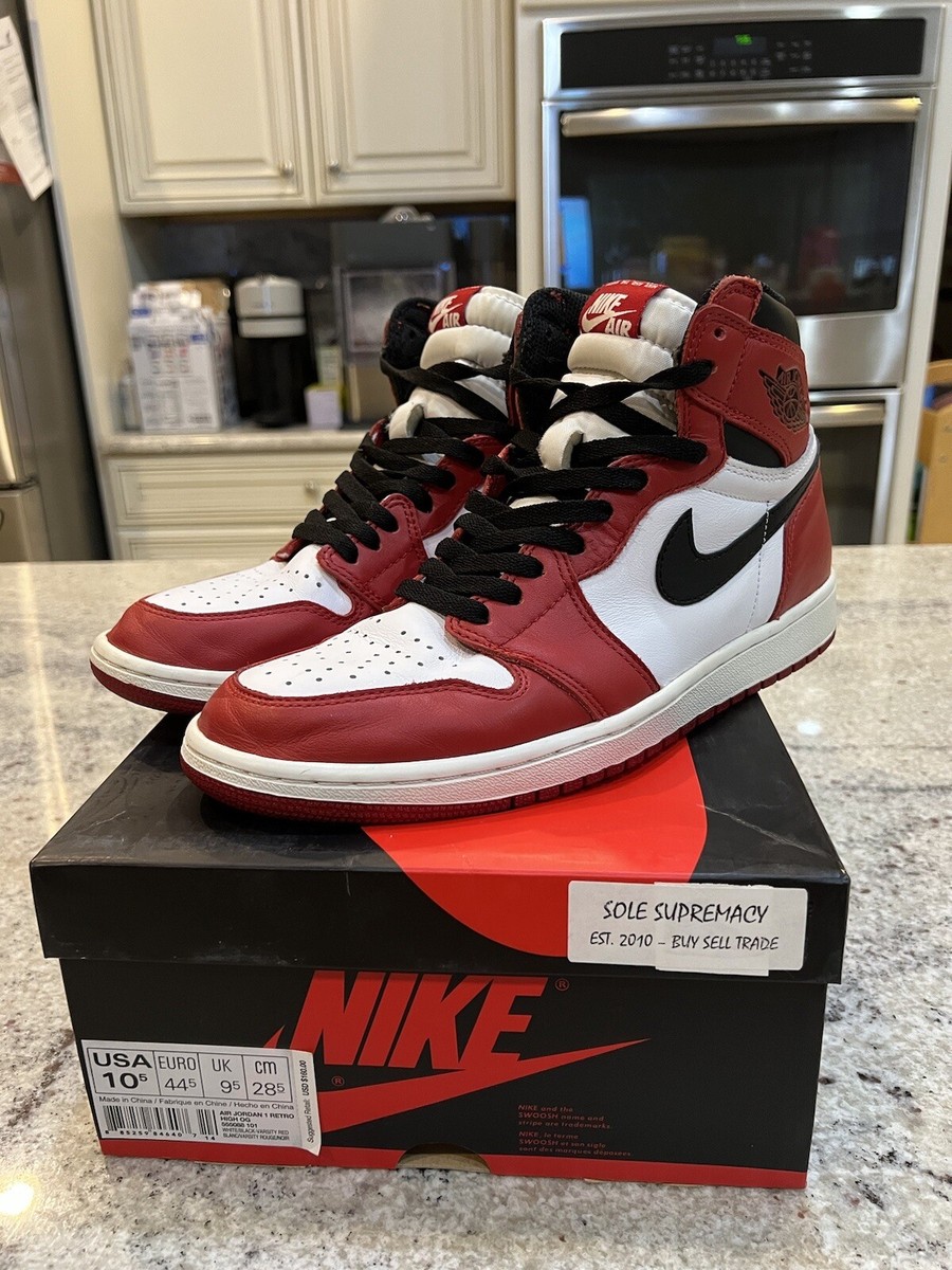 Size 10.5 - Jordan 1 Retro OG High Chicago 885259846407| eBay