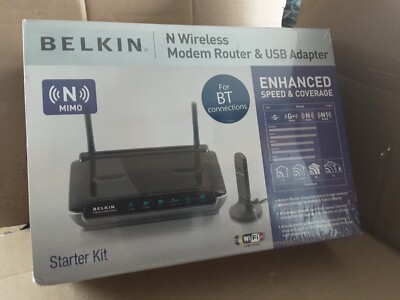 Belkin Wireless N Router und Dongle B5DUK061