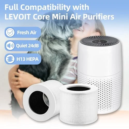 Air Purifier Replacement Filter Core Mini-RF Compatible with LEVOIT Air