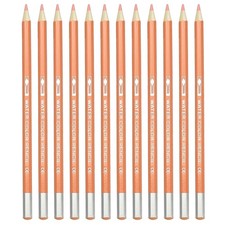 12Pcs Watercolor Pencil for Coloring, Drawing, Painting, Dark Orange Red