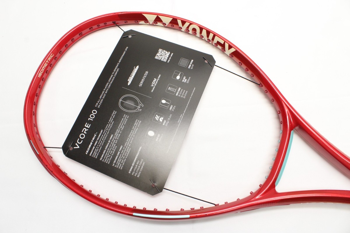 NEW* 2026 YONEX VCORE 100 (300g) GEN 8 TENNIS RACQUET (4 1/4) RUBY