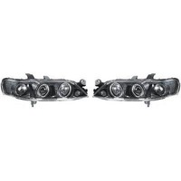 Scheinwerfer Passend FüR Set Opel Vectra Baujahr 1995-1998 Klarglas/Schwarz