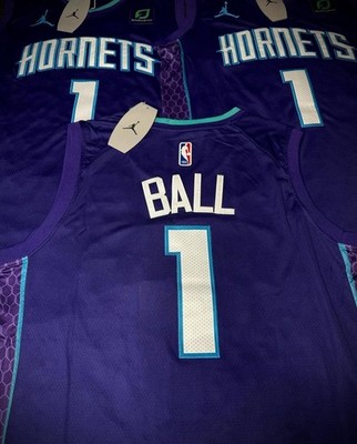 Charlotte Hornets Lamelo Ball 1 Purple Jersey All Sizes Available 