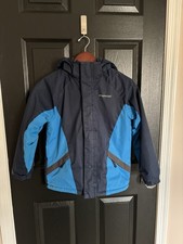 Kid Snow Ski Jacket Navy Blue, 10 Years Old Winter Coat