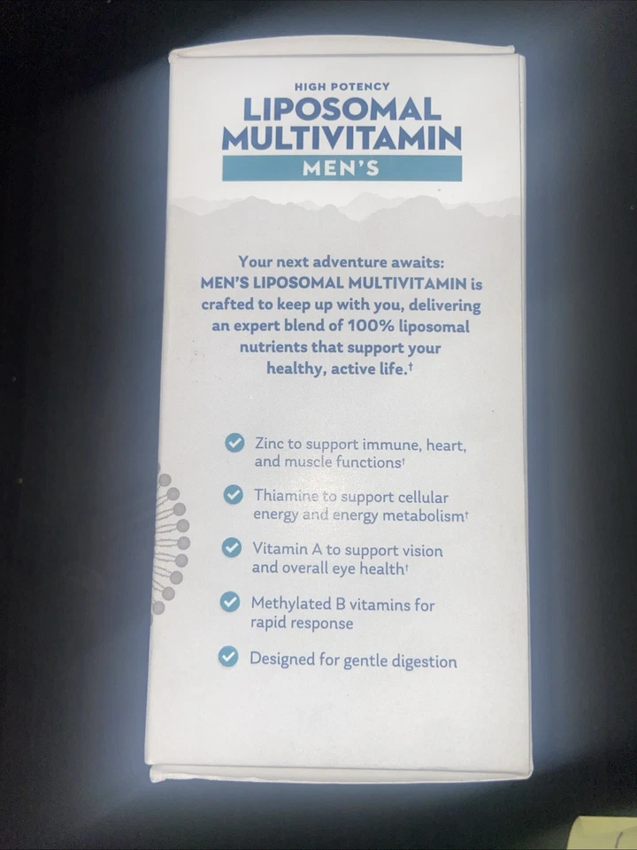 Multivitamínico liposomal de alta potencia Solaray para hombre 60 cápsulas Foto 4 de 4