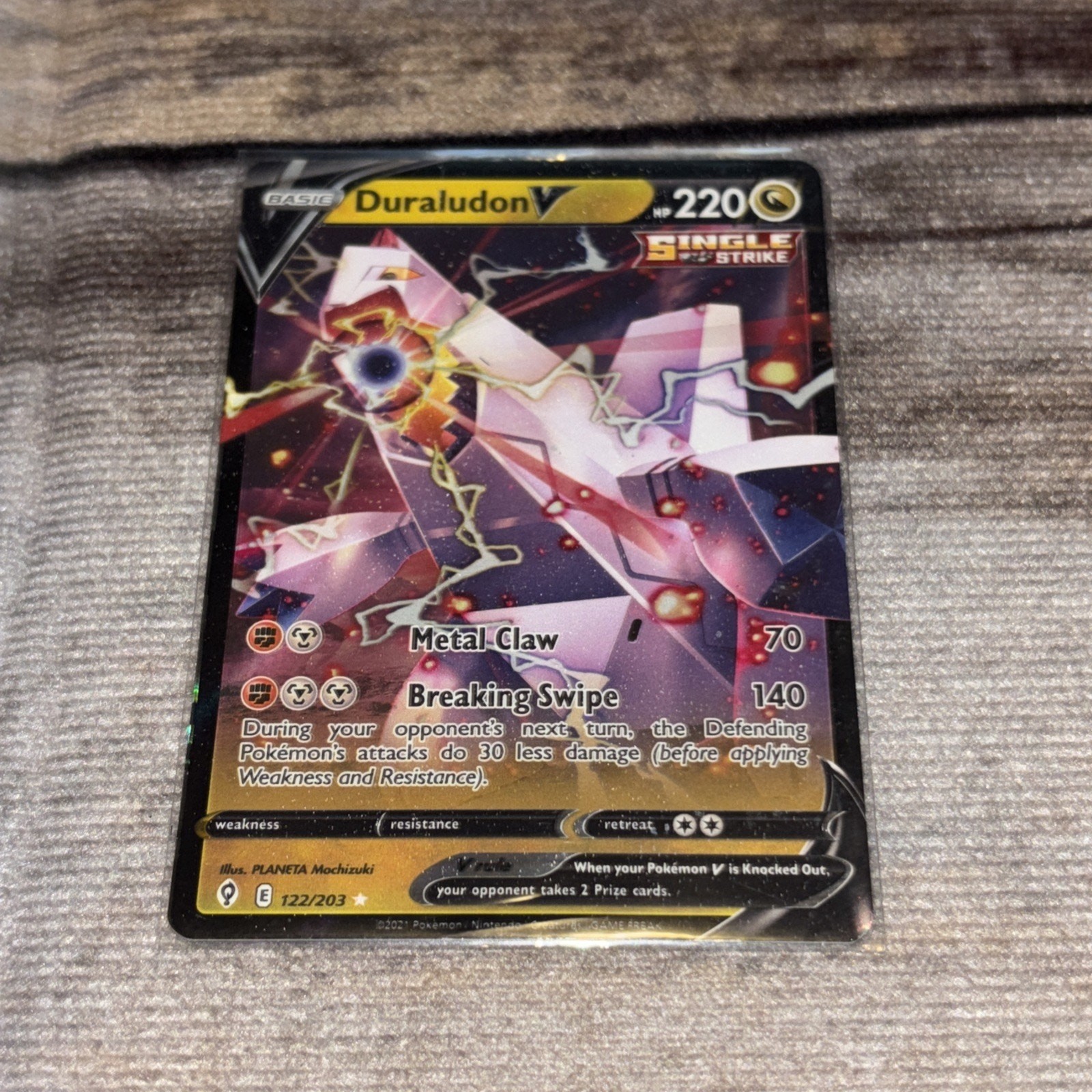 Duraludon V 122/203 Evolving Skies Ultra Rare Full Art Holo Pokemon TCG NM/M