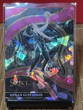 2024 Panini Select WNBA Courtside Pink Ice Prizm Megan Gustafson #204 3d3