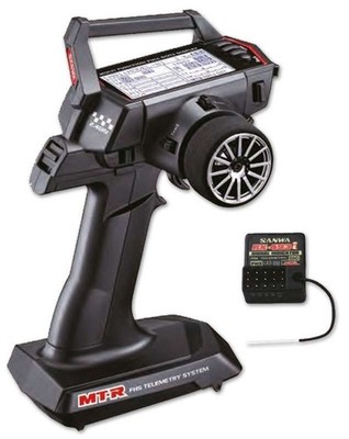 Sanwa MT-R Telemetrie Fernsteuerung, RX-493i Empfänger 2,4 GHz FH5 #101A32773A