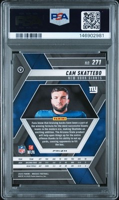 2025 Panini Mosaic - Rookie Variations Cam Skattebo #271 Genesis