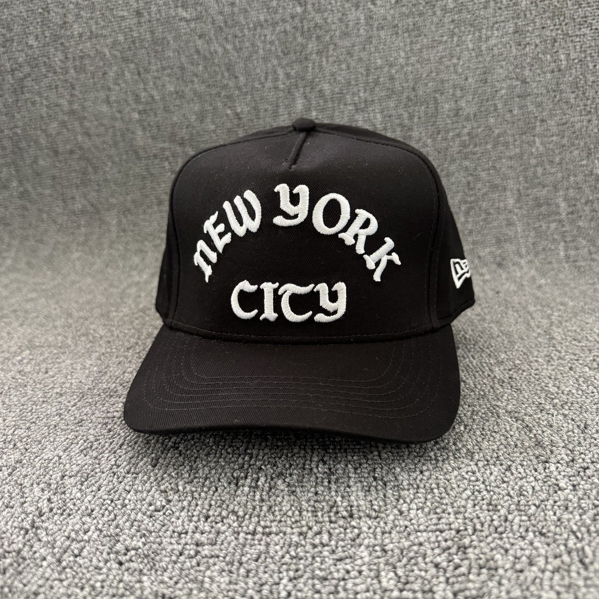 New Era New York City Snapback Flat Brim Black One Size Urban Hat