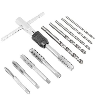 SeonFook T-Handle Tap Wrench Kit with 5pcs M3 M4 M5 M6 M8 Machine Thread...
