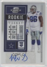 2020 Contenders Optic Rookie Ticket Silver Prizm Neville Gallimore #168 Auto 1u6