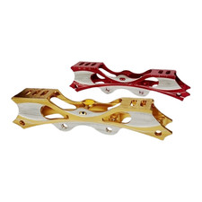 Inline Skate Frame with Thickened Body and Multiple Hole Configuration