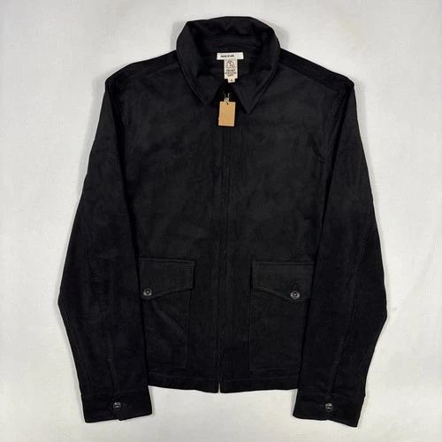 Hiroshi Kato The Propeller Velour Knit Jacket Men's S Jet Black Velvet NEW $458 - product listing photo
