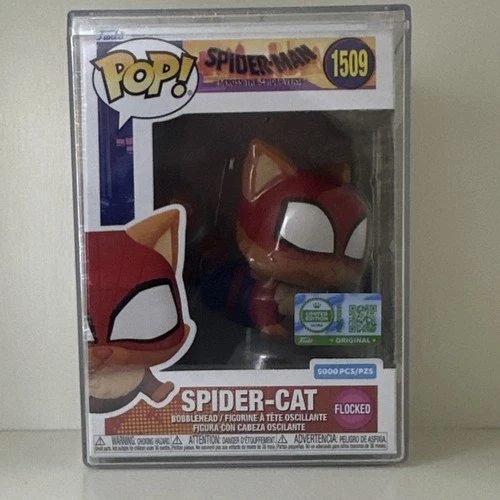 Funko Pop! Vinyl Spider-Cat Flocked Limited #1509 Spider-Man 5000 PCS