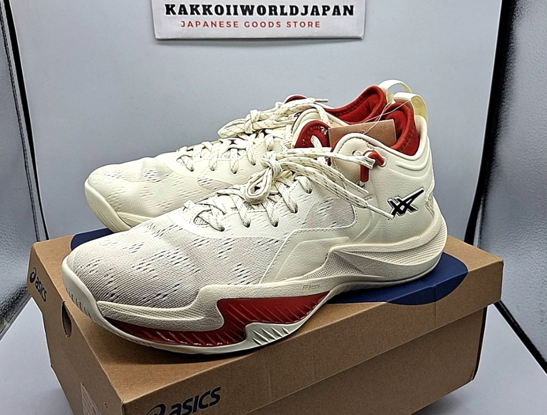 Asics Basketball shoes NOVA SURGE LOW 2 Ivory/Chili Flake 1061A051