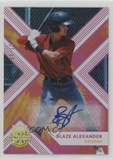 2018 Panini Elite Extra Edition Tie-Dye Auto 8/10 Blaze Alexander #199 Auto 4d3