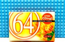 TDK  CDing II  64  2000 JAPAN  TYPE II   CASSETTE TAPE (1)  (SEALED)