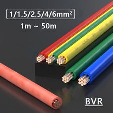 Single Core Cable Stranded Thin Wall Wire 1mm² 1.5mm² 2.5mm² 4mm² 6mm²