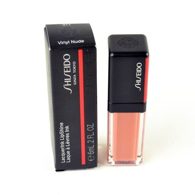 Shiseido LacquerInk Lip Shine 311 VINYL NUDE - Size 6mL / 0.2 Oz.