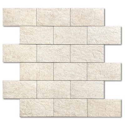 Stone Backsplash Peel and Stick Tiles Matte,Adhesive Mosaic Subway Tiles Wate...