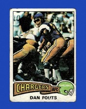 1975 Topps Set-Break #367 Dan Fouts RC LOW GRADE (crease) *GMCARDS*