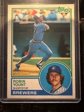 1983 Topps MLB Baseball #350 Robin Yount Milwaukee Brewers HOF
