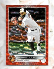 ROUGNED ODOR 2022 TOPPS UPDATE SERIES ORANGE INSERT CARD #'D 266/299 MLB