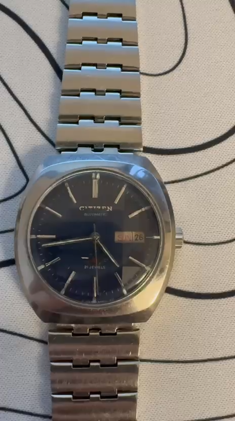 Vintage 1973 Citizen Tiger XXX - Faceted Crystal - Eagle 7 Upgrade