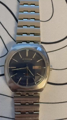 Vintage 1973 Citizen Tiger XXX - Faceted Crystal - Eagle 7 Upgrade