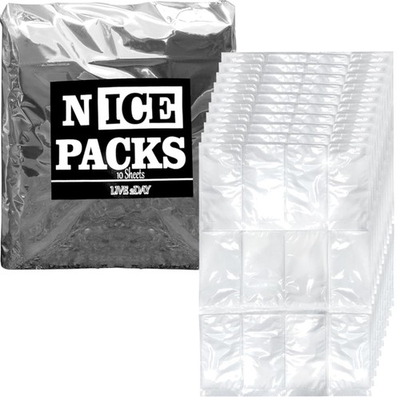 #ad #ad Nice Packs Reusable Dry Ice Packs 10 Large Sheets $43.19
