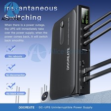 DC1036L 36W Digital UPS Uninterruptible Power Supply for Router 5V9V12V/15V/24V