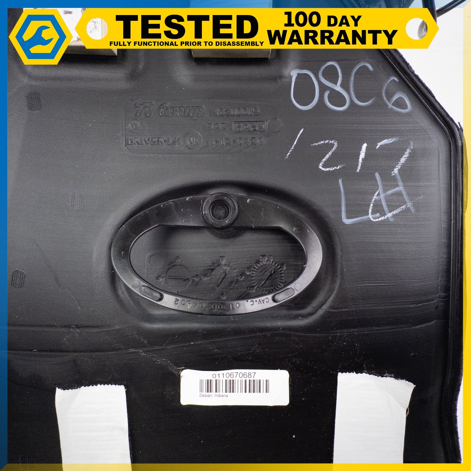 05-13 CHEVROLET CORVETTE C6 XLR REAR LEFT DRIVER SIDE GAS FUEL TANK RESERVOIR OE