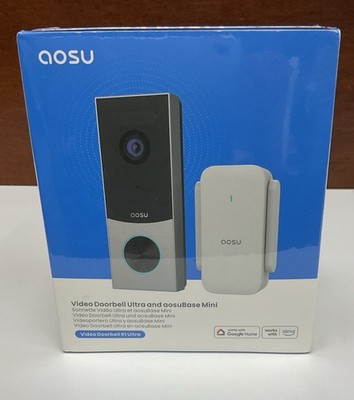 AOSU Doorbell Camera Wireless, 5MP Ultra HD, 2.4/5 GHz WiFi