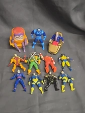 X-MEN Steel Mutants Marvel Toy Biz 1994 Figure Mini Lot of 11 Apocalypse Prof X