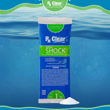 Rx Clear Swimming Pool 73% Calcium Hypochlorite Mega Chlorine Shock - 1 lb Bags
