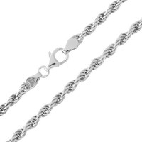 Cavill Silberkordelkette Damen 925 Sterling Silber 45 Cm Echtschmuck