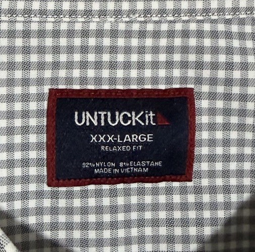 UNTUCKIT Performance (3) Button Up Shirts Mens 3X… - image 13