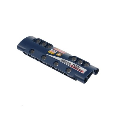 1x Lego Technic Panele gewölbt 11x3 dunkel blau Sponsoren Logos 11954pb001R