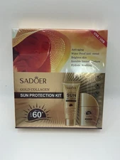 SADOER Gold Collagen Sun Protection & Repair Kit SPF60+ NEW Sealed