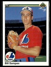 Bill Sampen *ROOKIE CARD* (RC) 1990 Upper Deck #724. rookie card picture