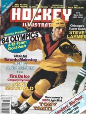 RARE MARCH 1984 HOCKEY ILLUSTRATED MAGAZINE -  TONY TANTI COVER NM/MT !!