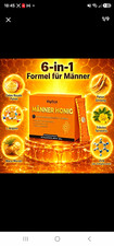 Vsylicn Männer Honig Nahrungsergänzung 24x10g Sachets Energie glutenfrei
