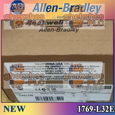 New Factory Sealed AB 1769-L32E / A CompactLogix EtherNet Processor 1769L32E US