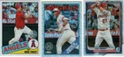 (3) 2020-2024 TOPPS SILVER PACK MIKE TROUT MOJO REFRACTOR CARDS SP LA ANGELS