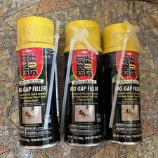 Dow Great Stuff Big Gap Filler 3 Cans Expanding Foam Sealant Insulation 12oz New