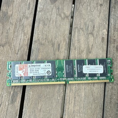 Kingston 512MB DDR1 SDRAM DIMM PC-3200 184-Pin RAM KVR400X64C3A/512